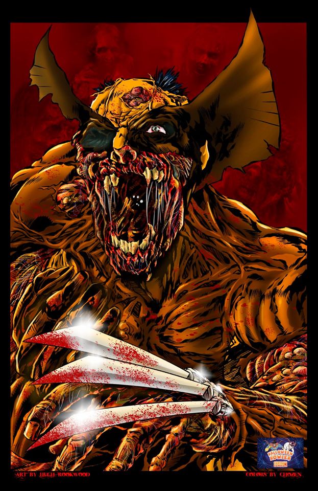 (2019 Halloween Howler) Zombie Wolverine Art Print